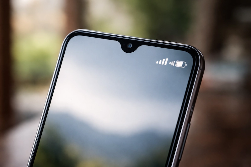 Low mobile signal causing increased battery drain