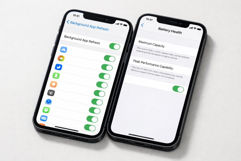 iPhone performance optimization using iOS settings
