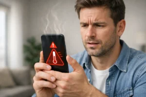 Phone heating issue with smartphone overheating during use