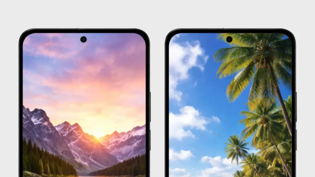 iQOO Z11x 5G vs Redmi 15 5G display comparison showing brightness and color differences